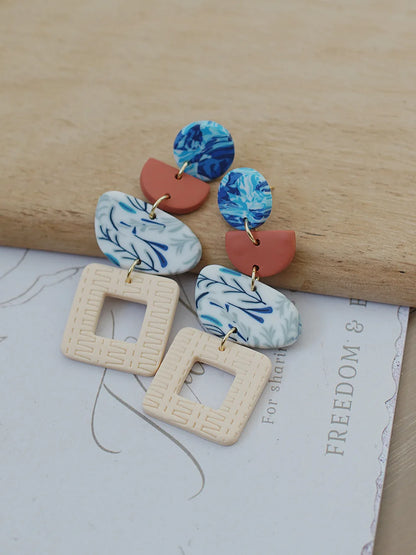 Bohemian Vintage Earthy Tone Earrings