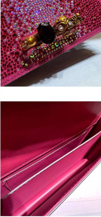 Glitter Evening Crossbody Bag