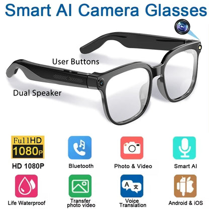 AI Camera Smart Glasses