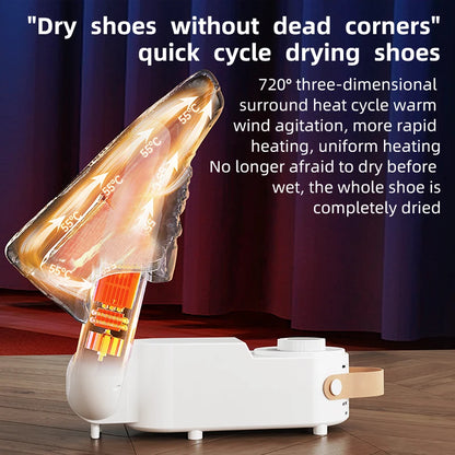 Intelligent Electric Shoe Dryer with Adjustable Timer