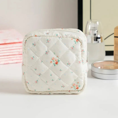 Heart Print Feminine Hygiene Storage Pouch