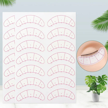 Eyelash Mapping Stickers