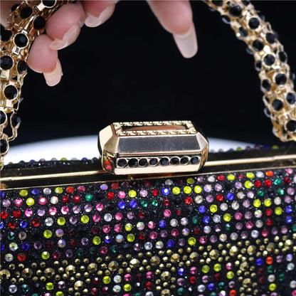 Luxury Rhinestone Evening Clutch Bag