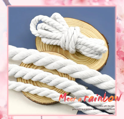 Braided Cotton Macramé Rope Cord