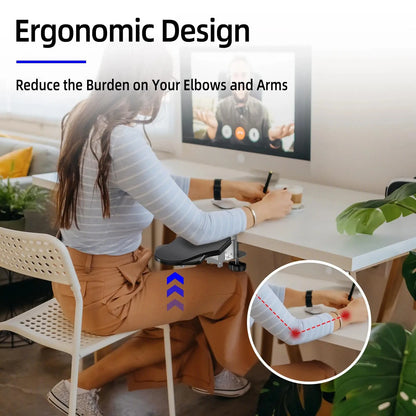 Foldable Rotating Wrist & Elbow Support for Office Desks