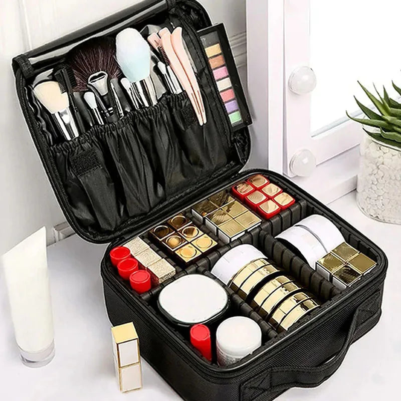 Professional Travel Makeup Organizer Case