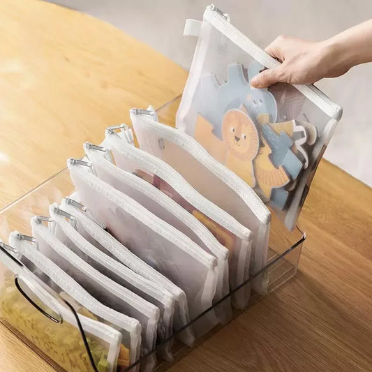 Mesh Zipper Storage Pouches