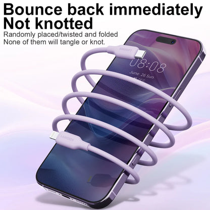 Silicone Lightning Fast Charge Cable