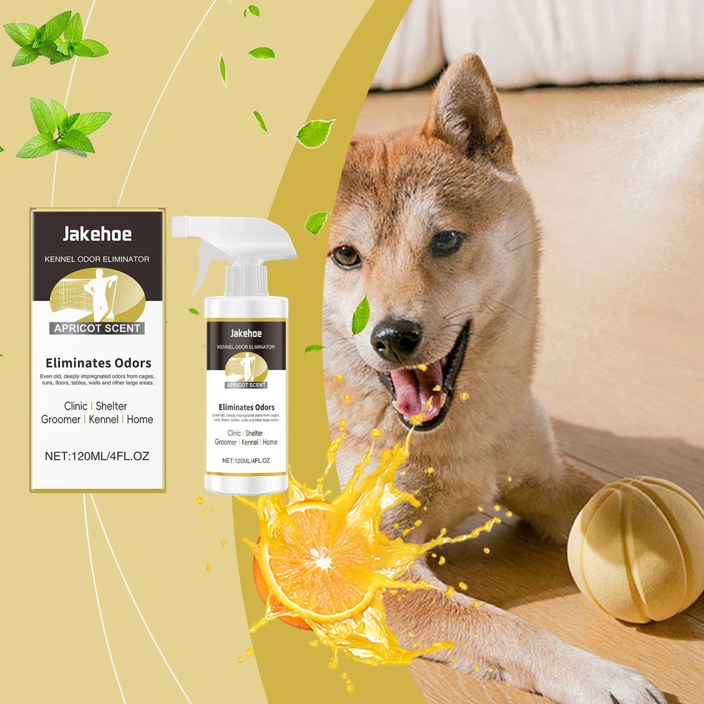 Pet Kennel Odor Eliminator Spray