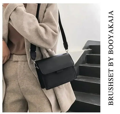 Women’s PU Leather Crossbody Flap Bag
