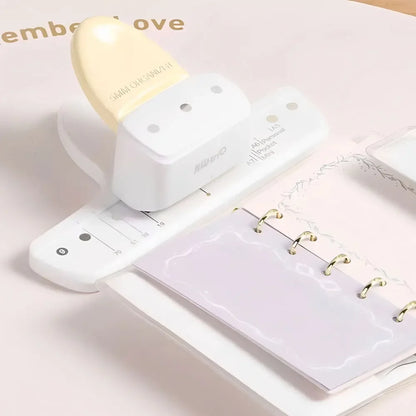 3-Hole Circular Paper Punch for DIY Planners & Notebooks