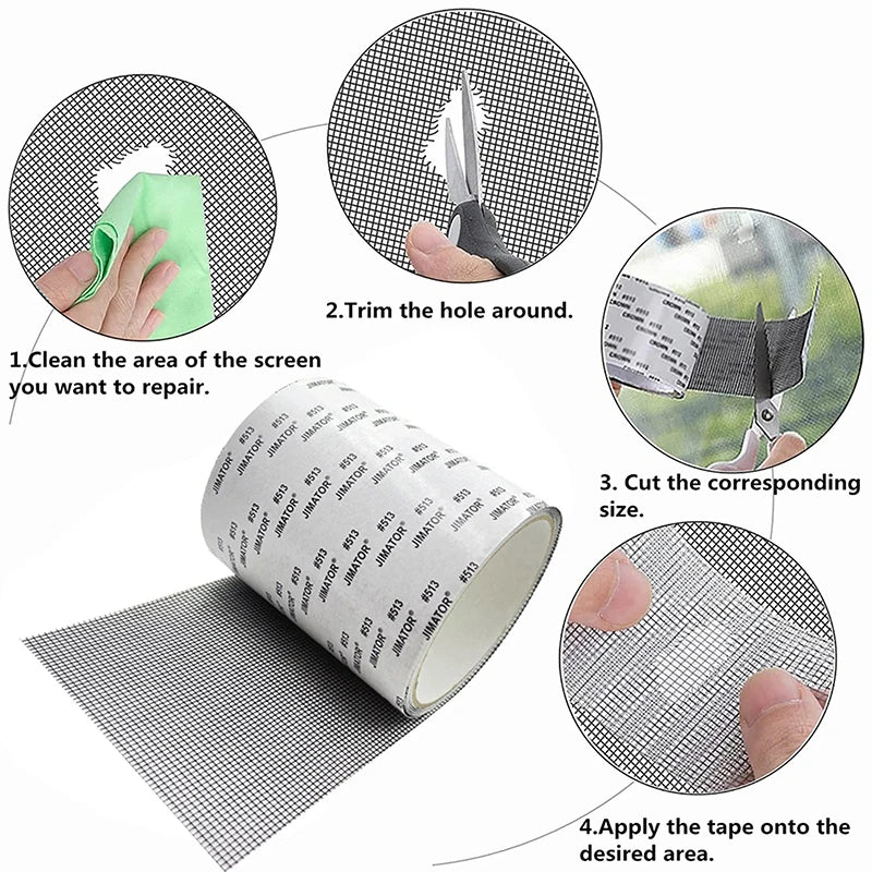 Self-Adhesive Mosquito Net Repair Tape