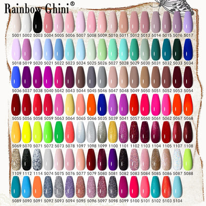Rainbow Ghini 15ML HEMA & TPO Free Gel Nail Polish