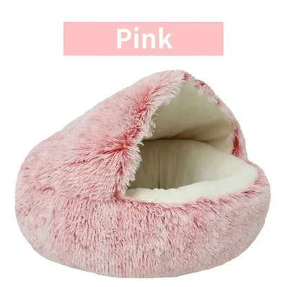 2-in-1 Soft Cushion Bed for Cats & Small Dogs