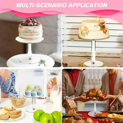 Clear Acrylic Cake & Dessert Display Stand