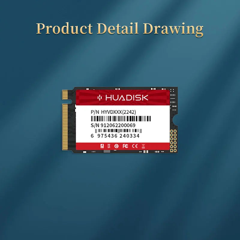 HUADISK M.2 NVMe PCIe 3.0 x4 SSD 2242 Internal Solid State Drive