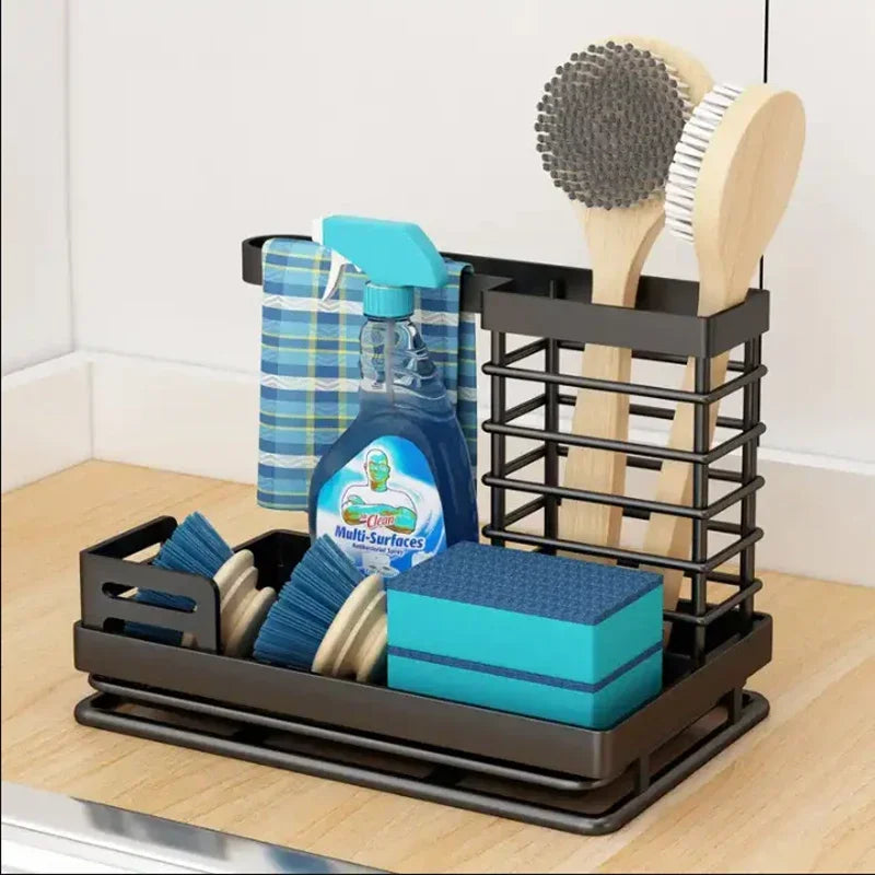 Stainless Steel Sink Sponge Holder Rack