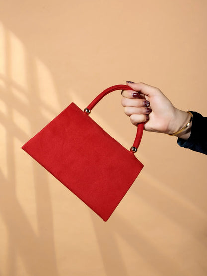 Velvet Evening Clutch Handbag