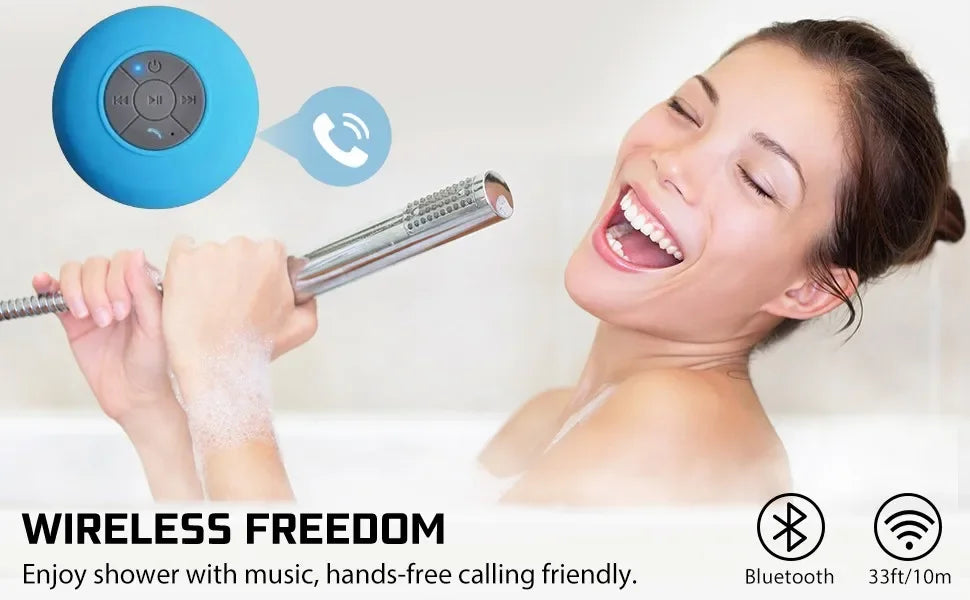 Waterproof Bluetooth Shower Speaker