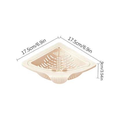Magnetic Silicone Sink Corner Strainer Basket