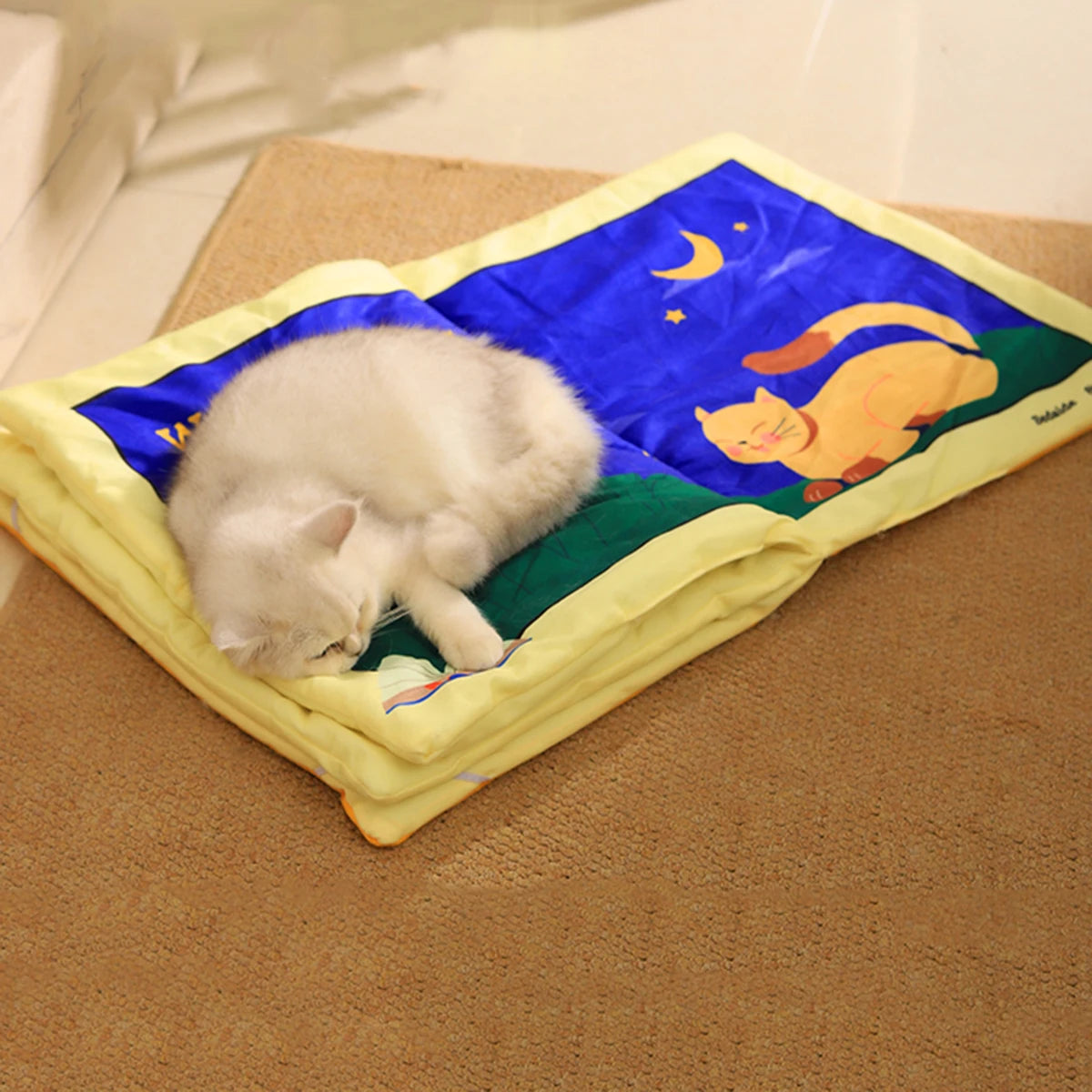 Book Style Foldable Pet Bed Mat