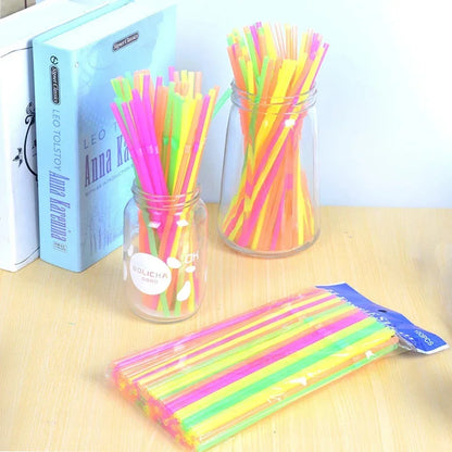 Flexible Colourful Plastic Drinking Straws