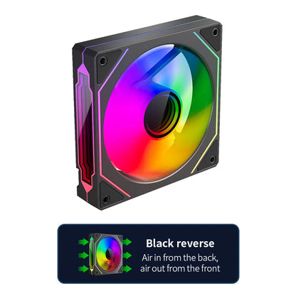 120mm ARGB Infinity Mirror Cooling Fan with PWM Control