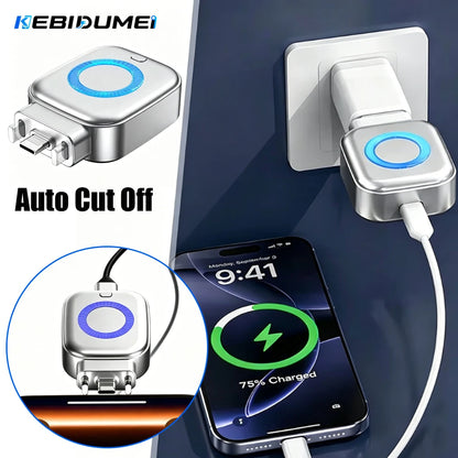 KEBIDUMEI USB-C Fast Charging Auto Power-Off Adapter