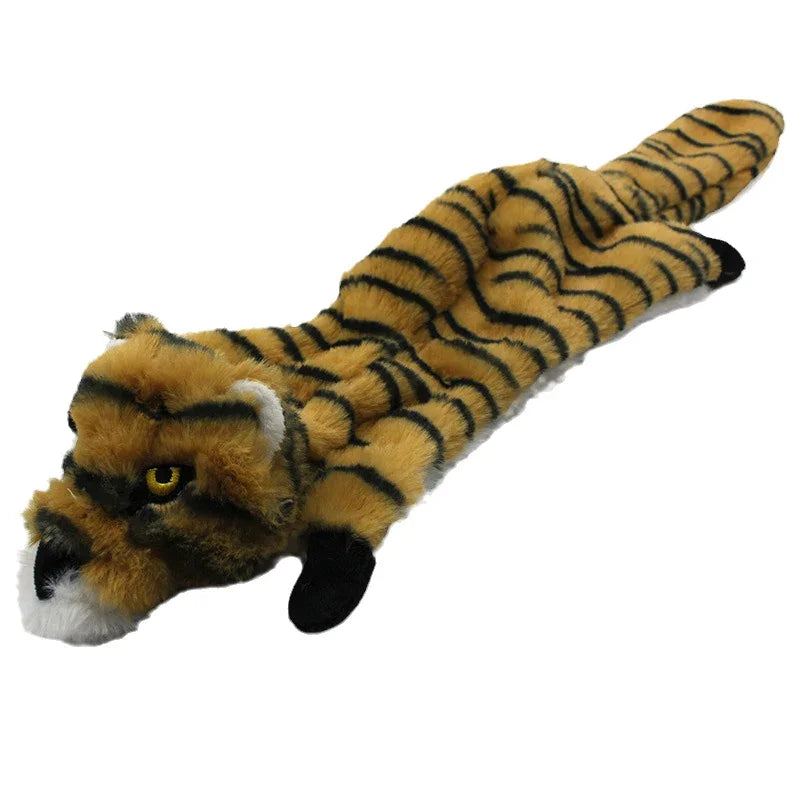 Plush Dog Chew Toy with Squeaker Animal Shape