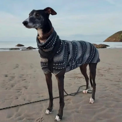 Greyhound Fleece High-Neck Dog Vest