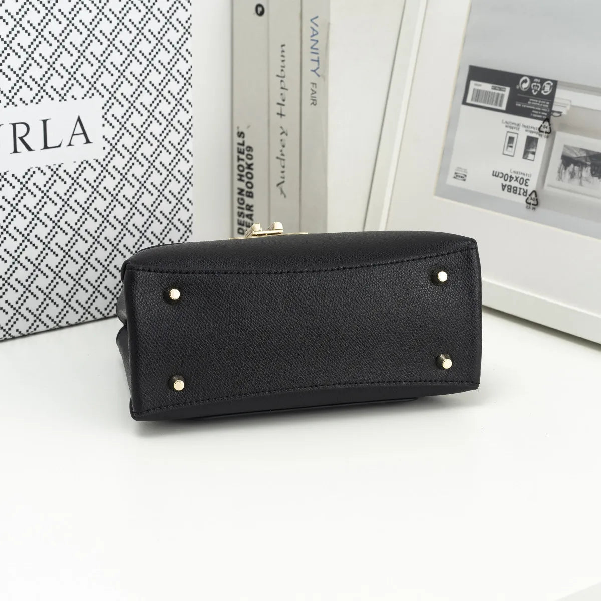 Mini Genuine Leather Satchel Crossbody Bag
