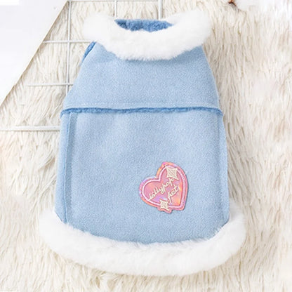 Winter Warm Fleece Pet Jacket for Dogs & Cats