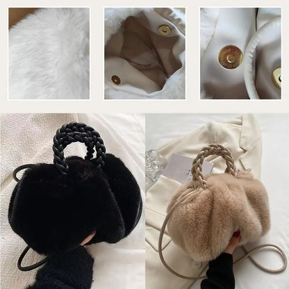 Plush Cloud Crossbody Handbag