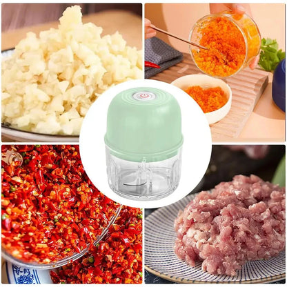 USB Portable Electric Garlic Chopper 260ML