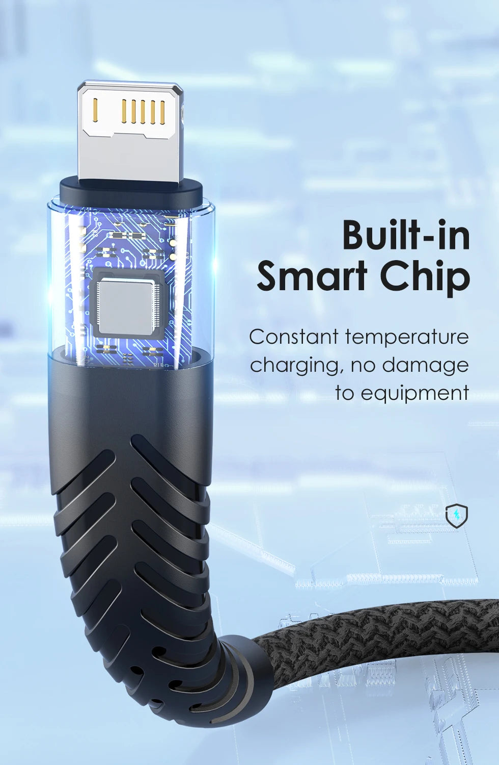 USB-A to Lightning Fast Charging Cable
