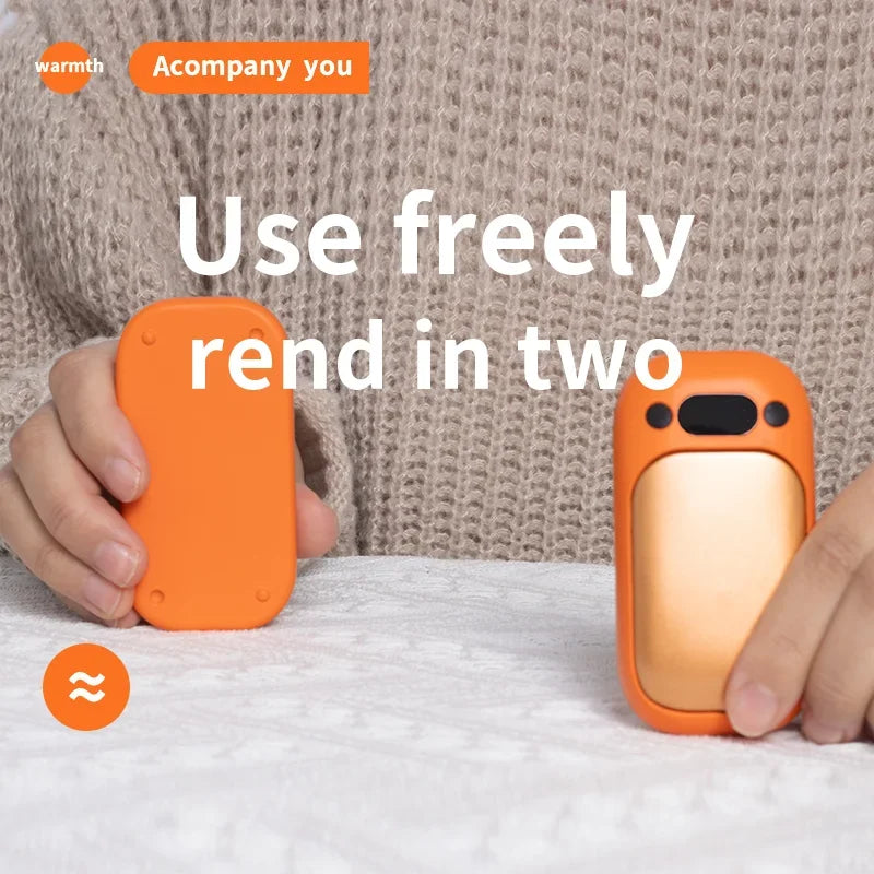 Rechargeable Magnetic Hand Warmer with LCD Display