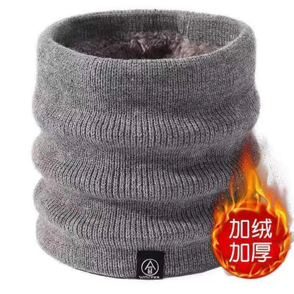 Fleece-Lined Knitted Neck Warmer