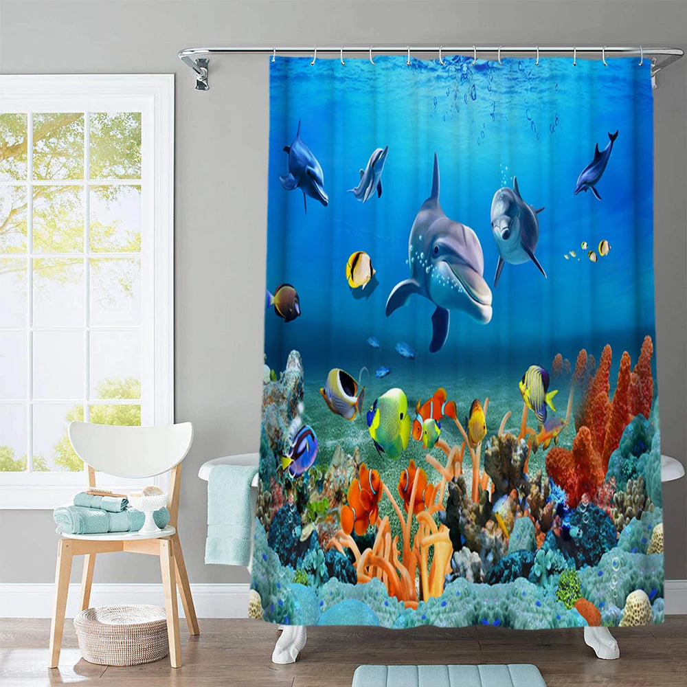 Ocean Seabed Bathroom Set