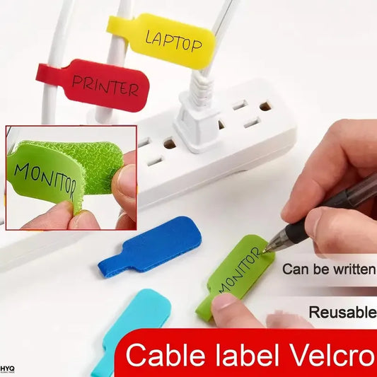 Reusable Write-On Cable Labels
