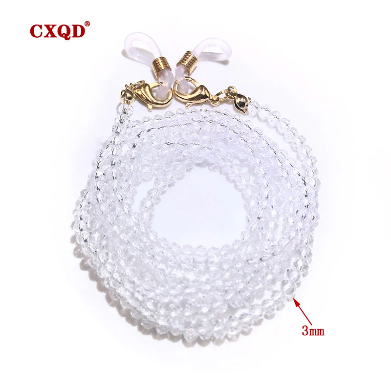 Women's Fashion Reading Glasses Chain Beaded Eyeglass Strap