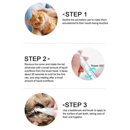 Pet Teeth Cleaning Pen for Dogs & Cats