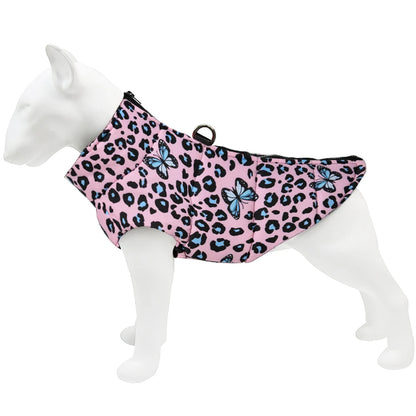 Waterproof Winter Dog Coat with D-Ring