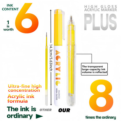 High Gloss Acrylic Paint Markers