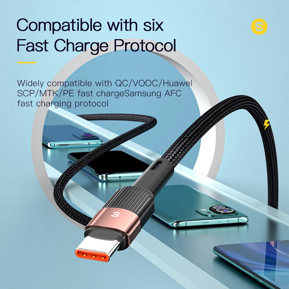 Essager 7A USB Type C Cable For Realme Huawei P30 Pro