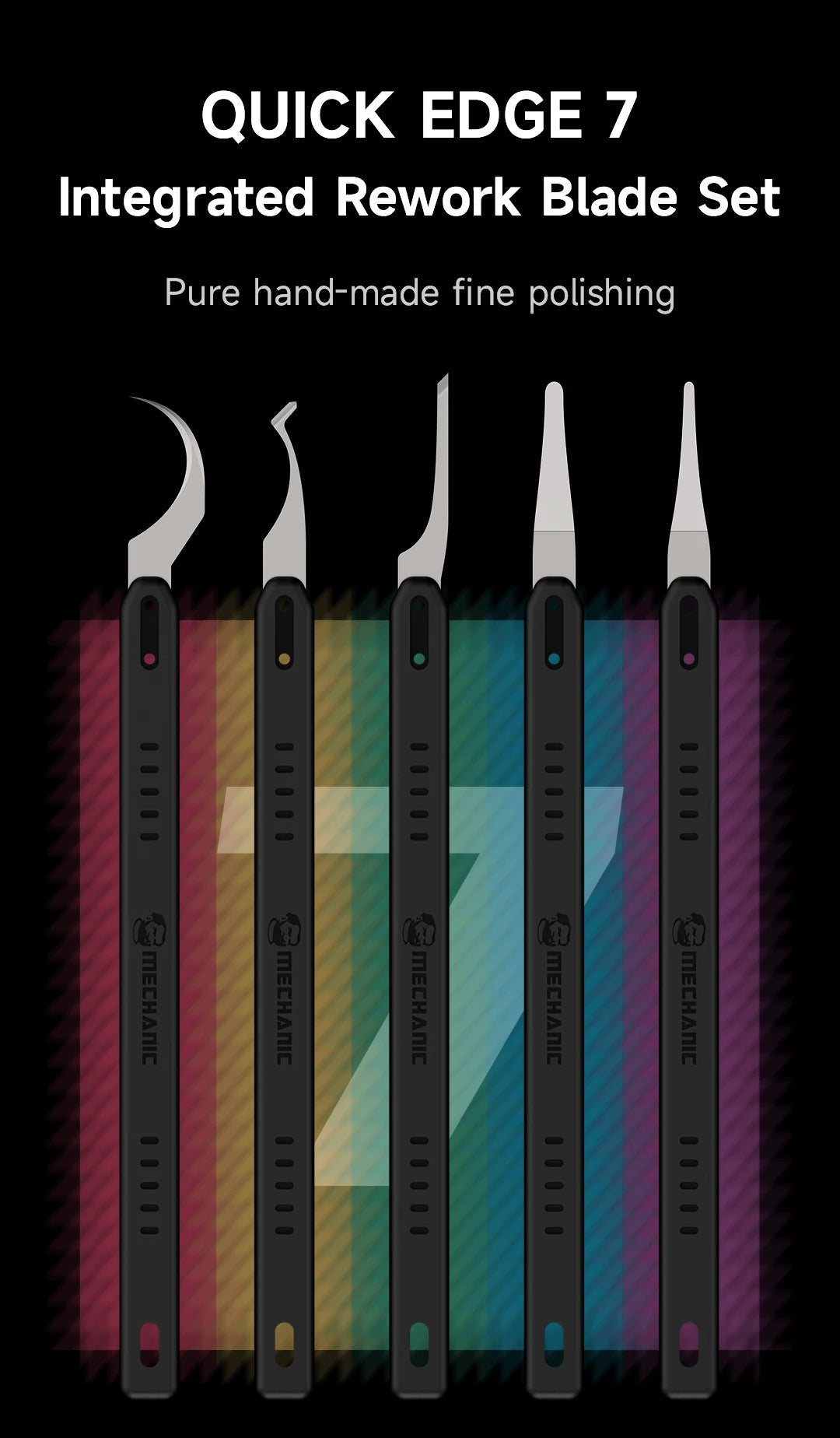MECHANIC Quick Edge 7 PCB Repair Knife Set