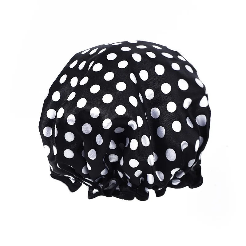 Waterproof Reusable Shower Cap for Women