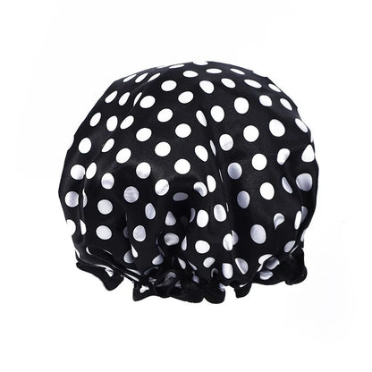 Waterproof Reusable Shower Cap for Women