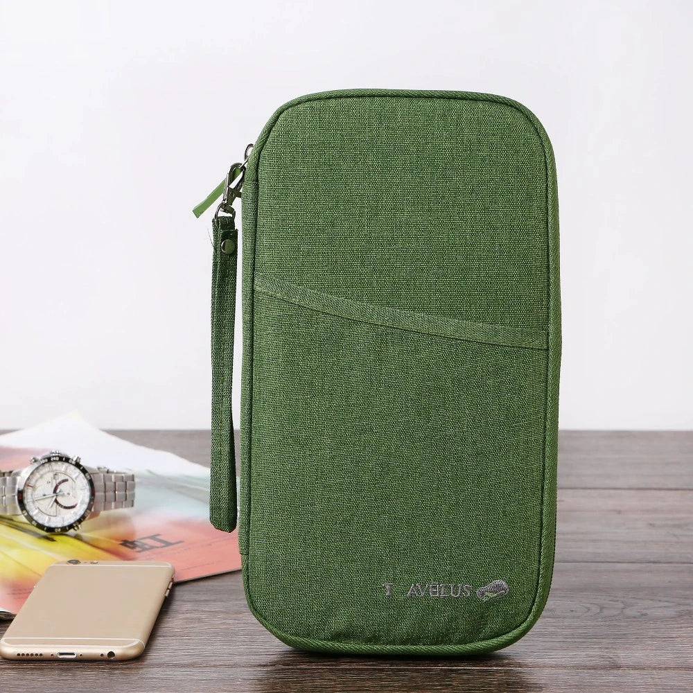 Family RFID Travel Passport Holder Bag