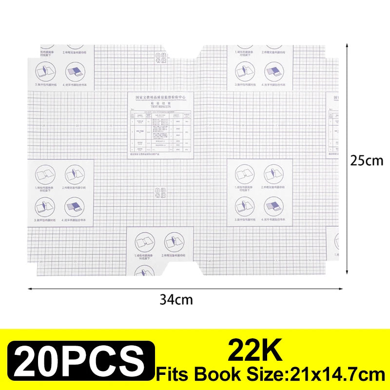 Clear Self-Adhesive Book Covers