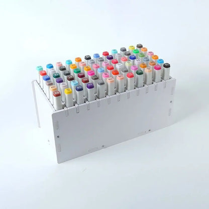 Large Capacity Marker Pen Holder & Desktop Art Supply Organizer